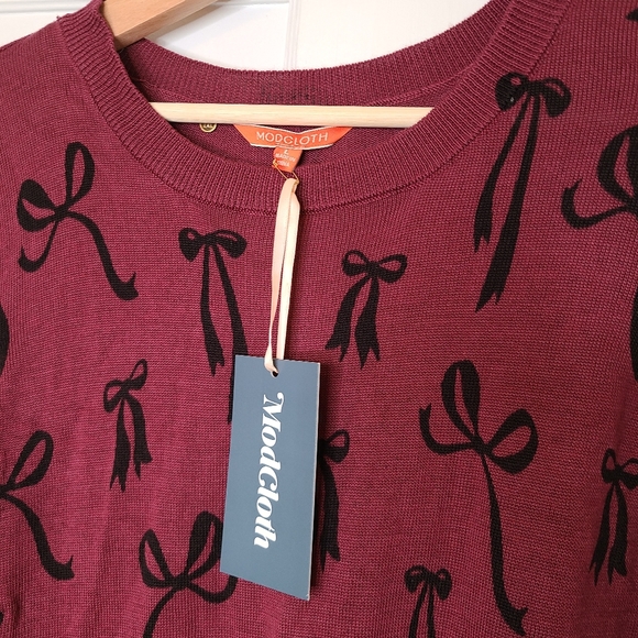 Modcloth Knit the Mark Sweater Dress NEW - Picture 7 of 8